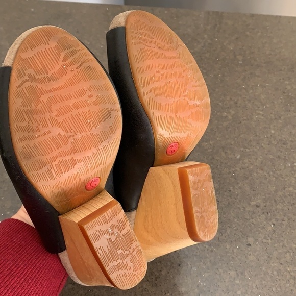 Camper Black Clog Heels 7 - Picture 9 of 11